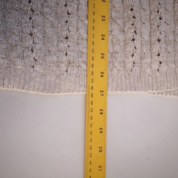 Venezia Ladies Beige Straight Fit Size 22/24 V-neck Tunic / Sweater - Picture 9 of 10